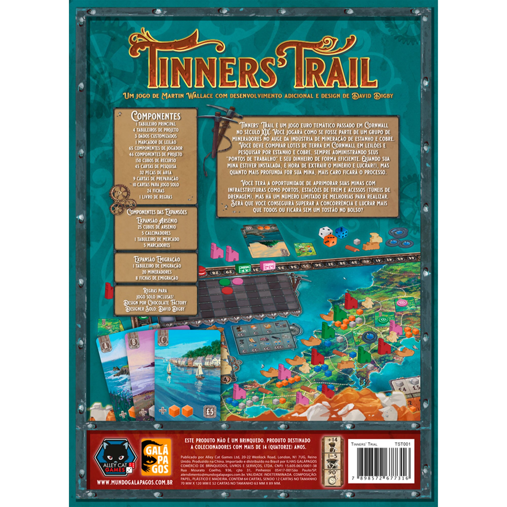 TINNERS' TRAIL  Regras + Review 