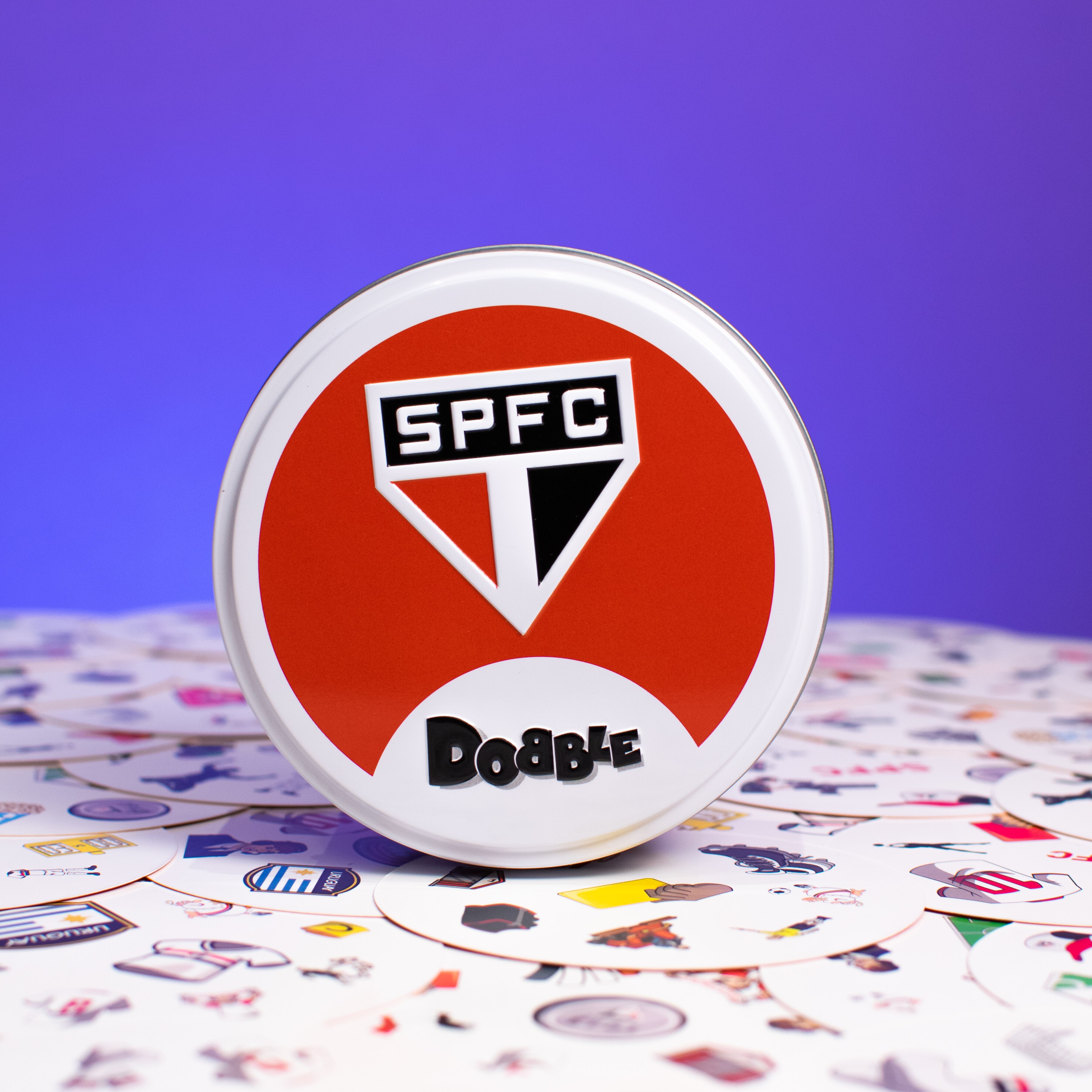 Jogo Dobble Futebol - Palmeiras - Galápagos - MP Brinquedos