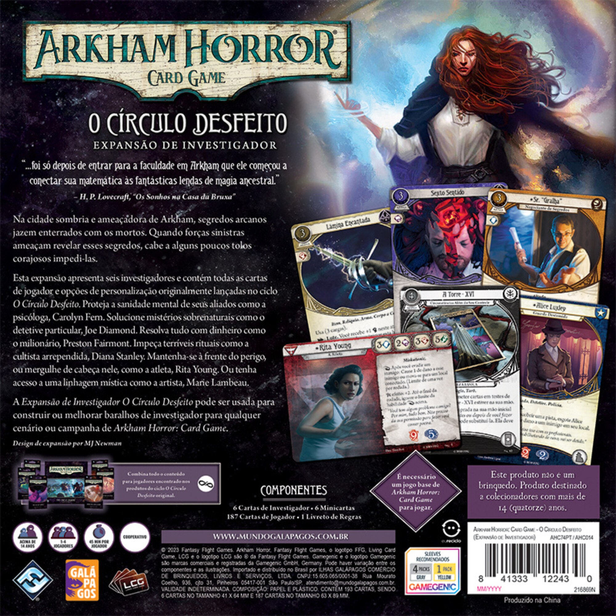 Expansão de Investigador Arkham Horror: Card Game - O Círculo Desfeito
