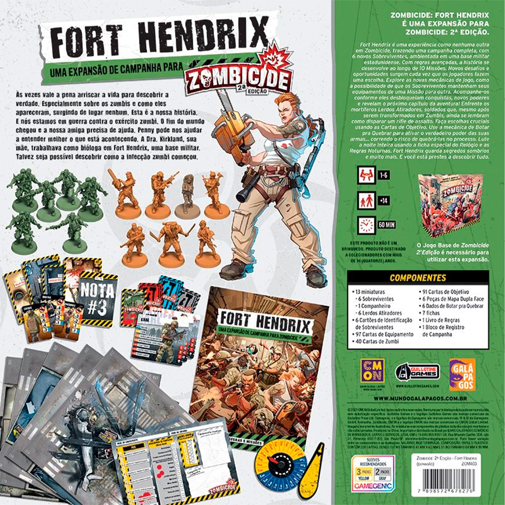 Zombicide (2ª Edição) Fort Hendrix (Expansão)