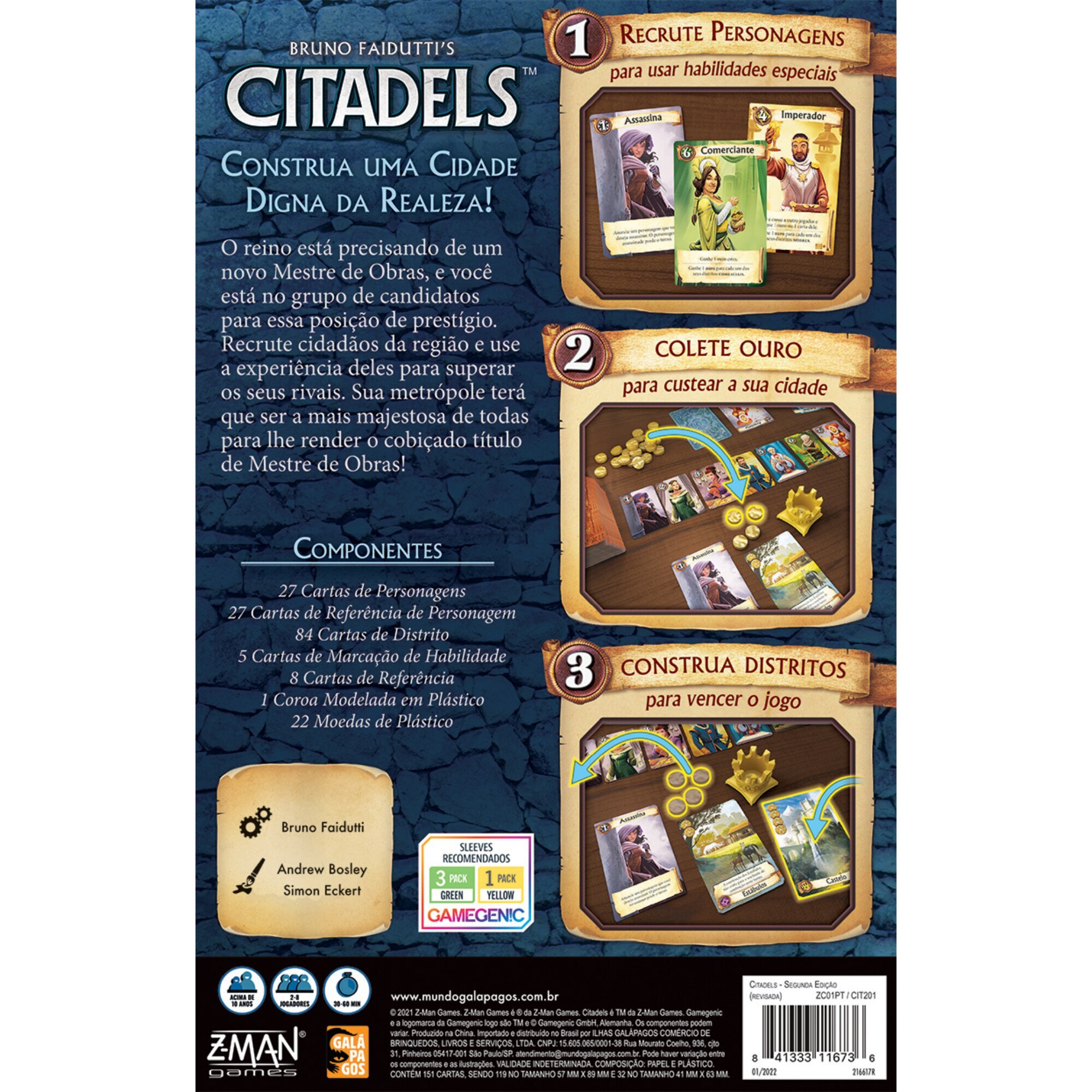Citadels (2ª Edição) - Playeasy